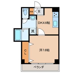 マンションかねきの物件間取画像